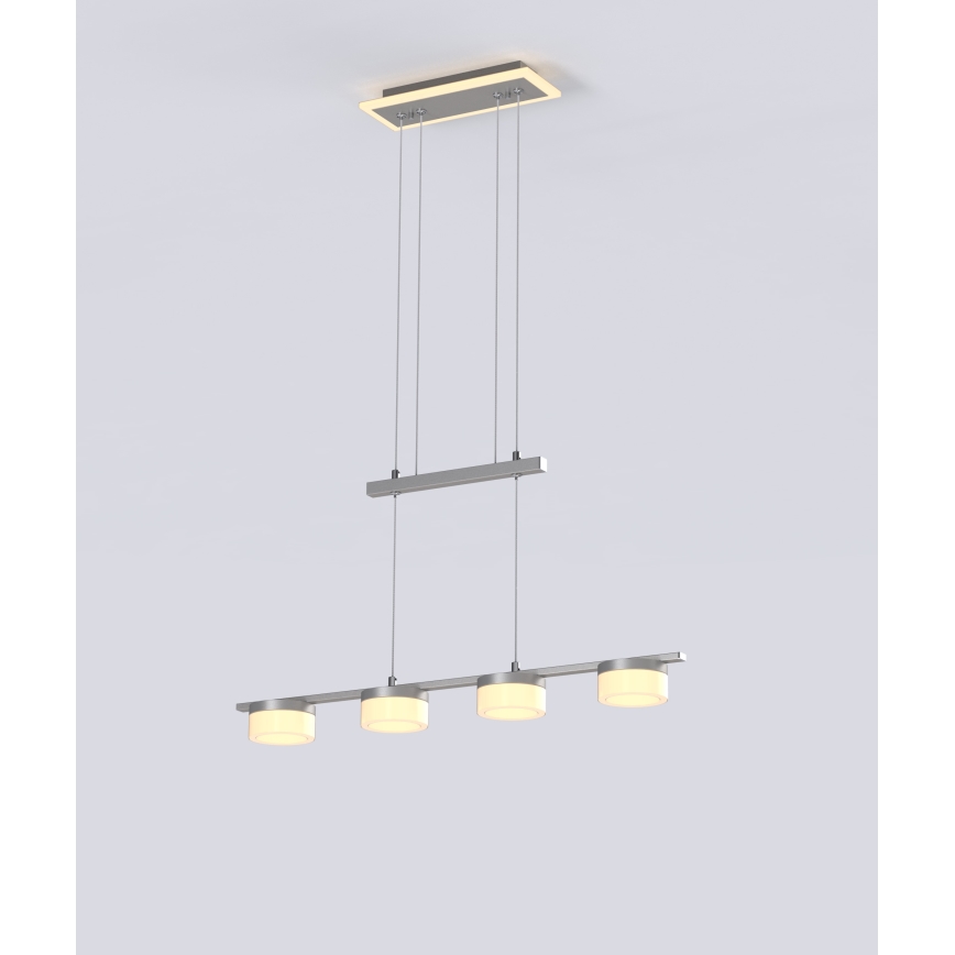 Wofi 7054-503 - LED Żyrandol ściemnialny na lince JESSE LED/21W/230V matowy chrom