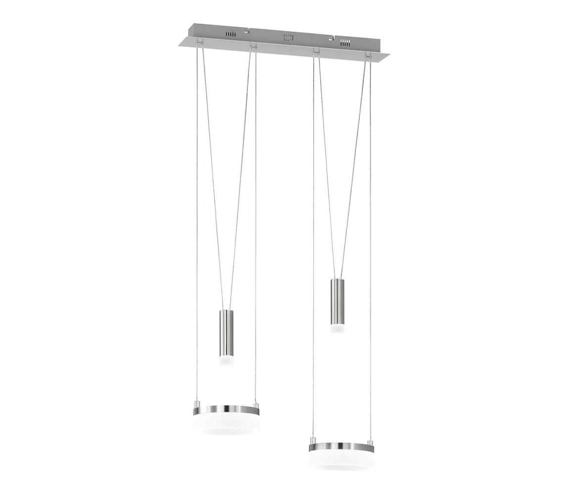 Wofi 7263.04.54.6000 - LED Żyrandol ściemnialny na lince 2xLED/7,5W/230V + 2xLED/1W