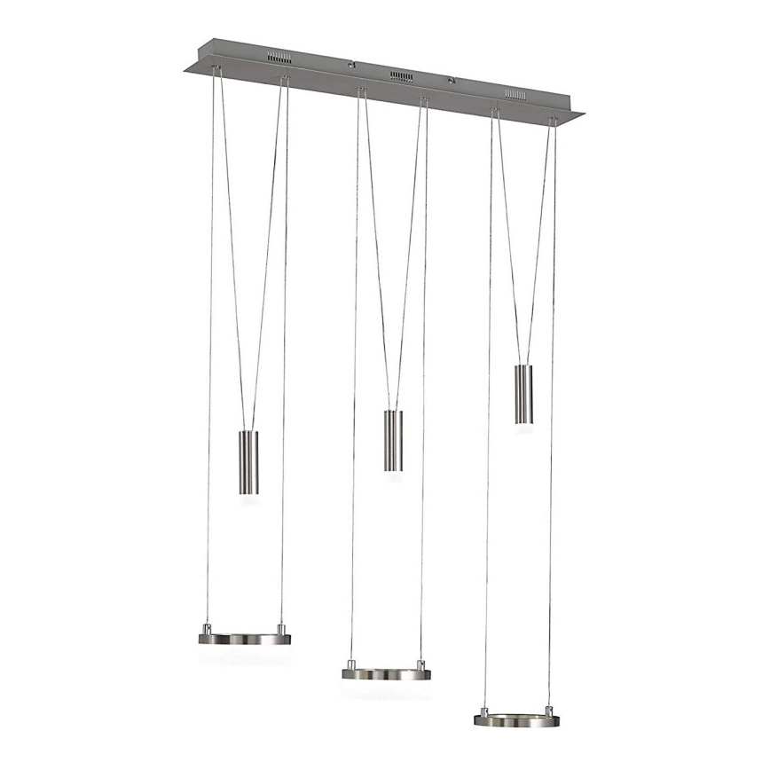 Wofi 7263.06.54.6000 - LED Żyrandol ściemnialny na lince JETTE 3xLED/7,5W/230V + 3xLED/1W