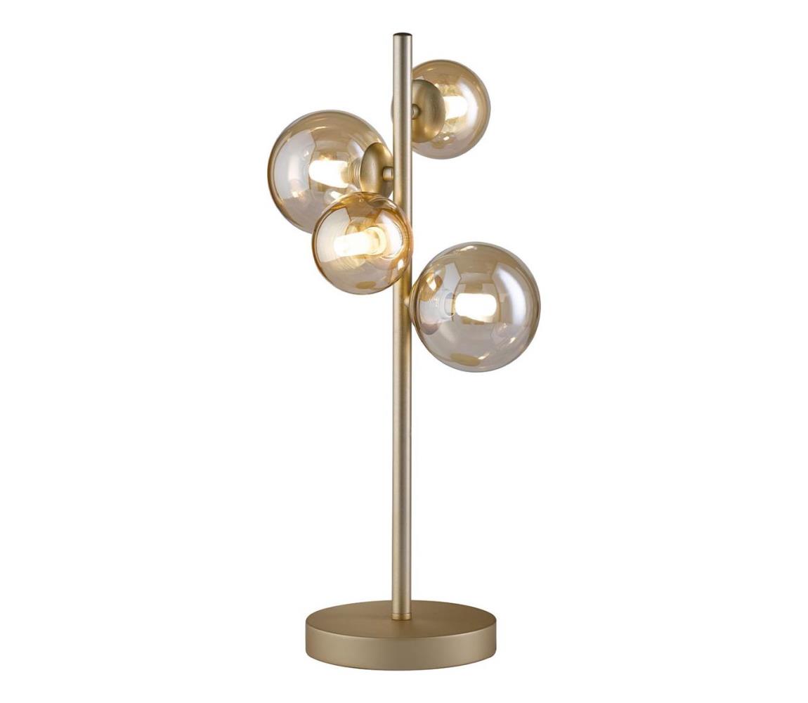Wofi 8014.04.14.9000 - LED Lampka stołowa 4xG9/3W/230V złota