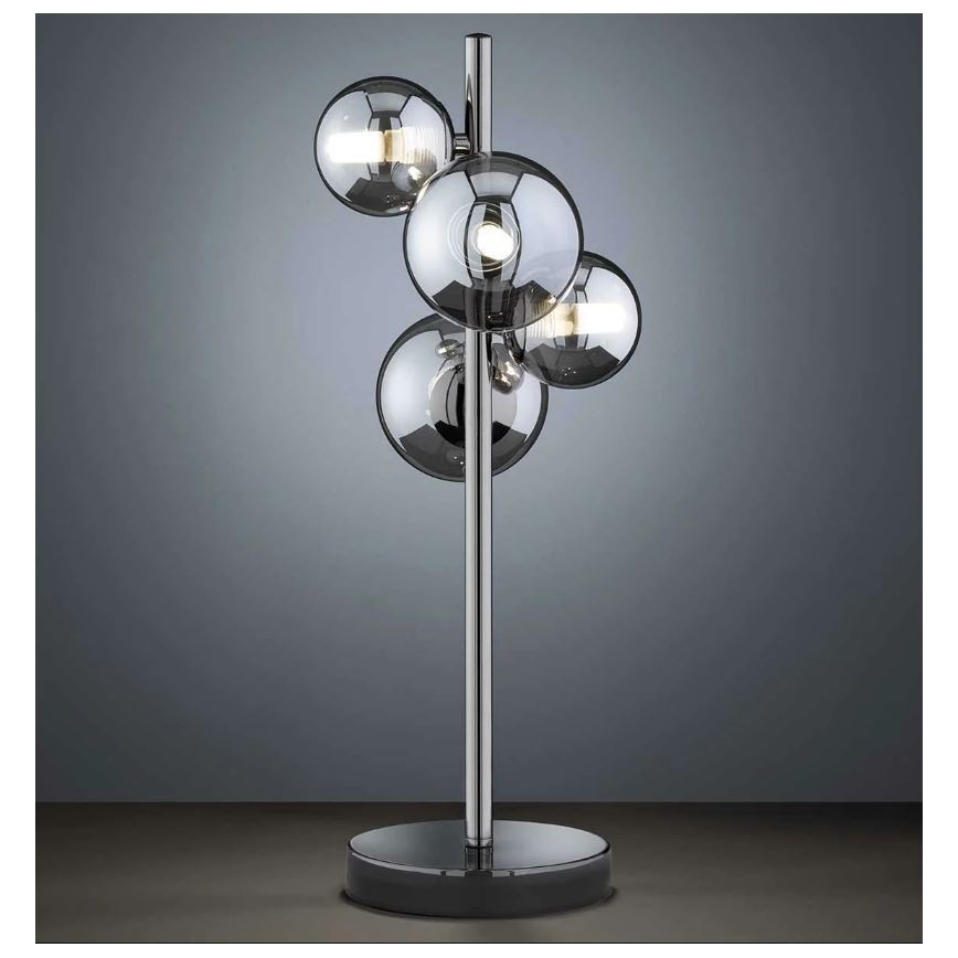 Wofi 8014.04.24.9000 - Lampa stołowa LED VILLA 4xG9/3W/230V czarna