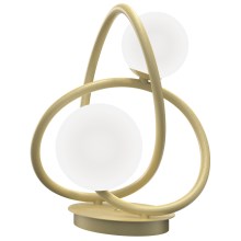 Wofi 8014-201 - LED Lampa stołowa NANCY 2xG9/3,5W/230V złoty/biała +