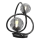 Wofi 8014-205 - LED Lampa stołowa NANCY 2xG9/3,5W/230V czarny/chrom błyszczący
