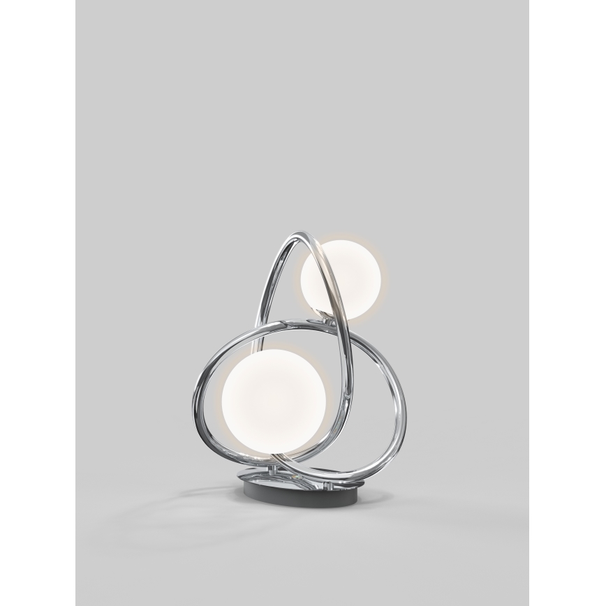 Wofi 8014-207 - LED Lampa stołowa NANCY 2xG9/3,5W/230V chrom błyszczący