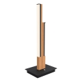 Wofi 8031-206 - Lampa stołowa LED PALERMO LED/10,5W/230V drewno kauczukowe