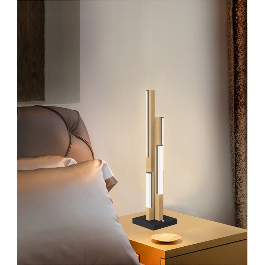 Wofi 8032-406 - LED dotykowa lampa ściemnialna CATANIA LED/10,5W/230V kauczukowiec