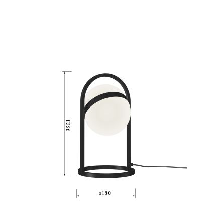 Wofi 8046-102 - LED Dotykowa ściemnialna lampa stołowa AVIGNON LED/10,5W/230V czarna