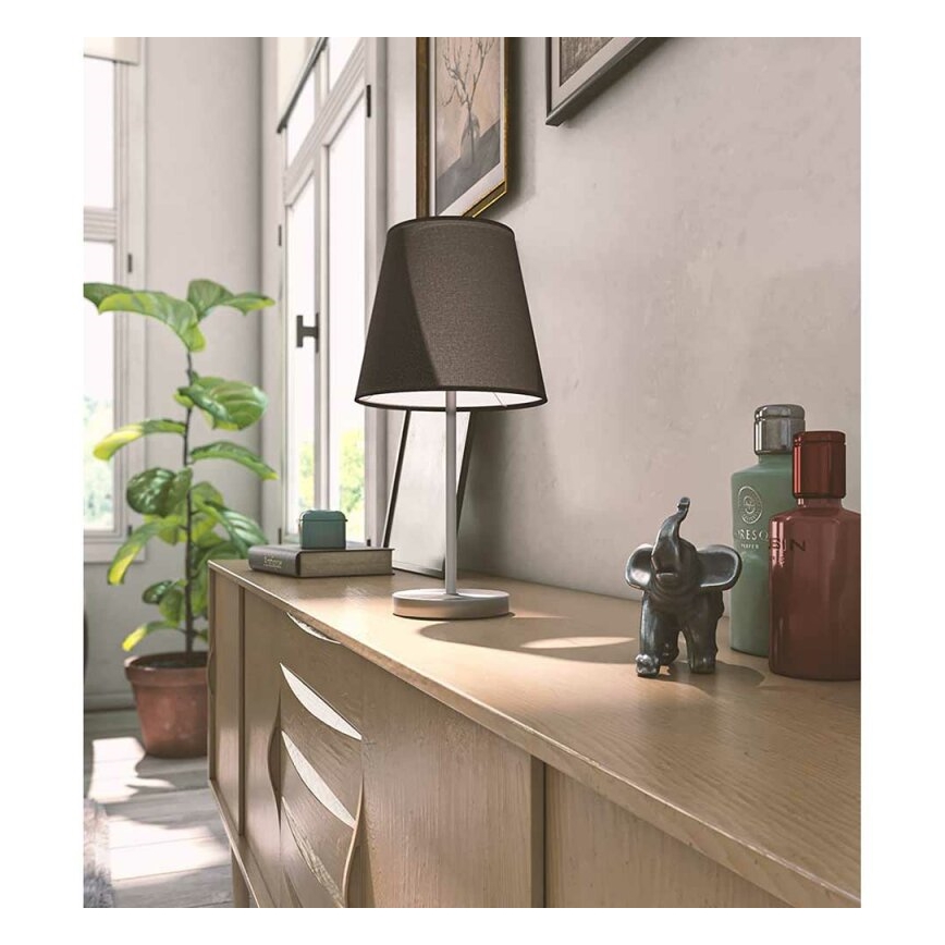 Wofi 8324.01.10.0000 - Lampa stołowa CESENA 1xE14/42W/230V czarny