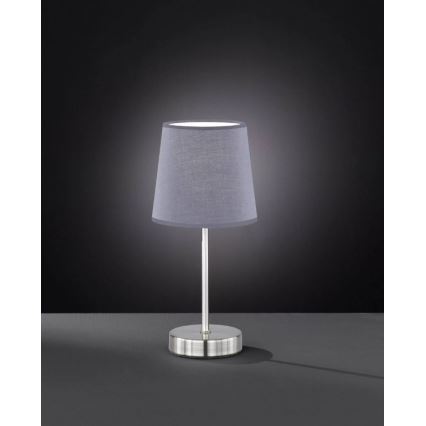 Wofi 8324.01.50.0000 - Lampa stołowa CESENA 1xE14/42W/230V szary