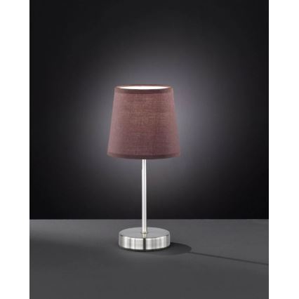 Wofi 8324.01.51.0000 - Lampa stołowa CESENA 1xE14/42W/230V brązowy