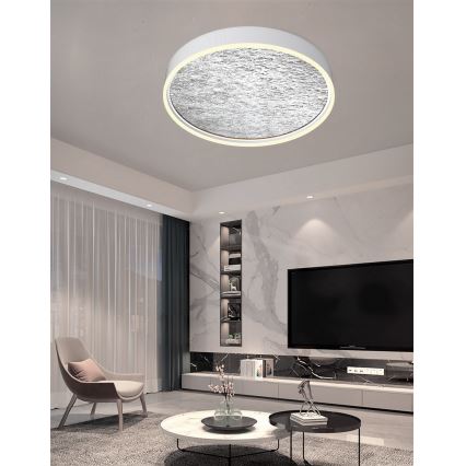 Wofi 9002-103L - LED Plafon ściemnialny BORDEAUX LED/60W/230V srebrny