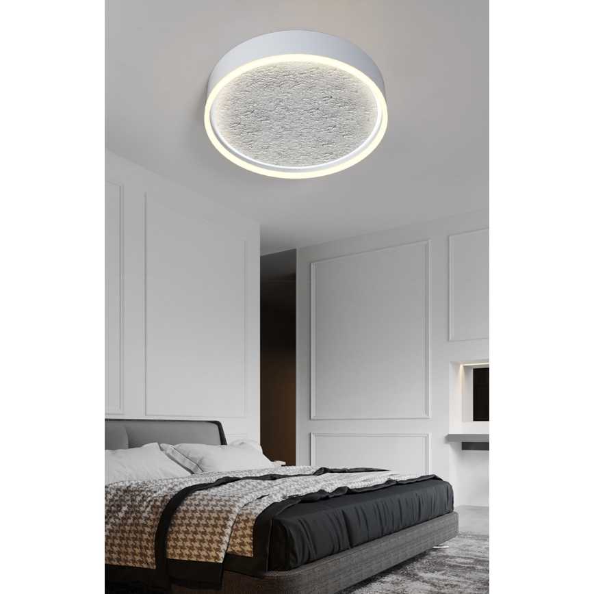 Wofi 9002-103M - LED Plafon ściemnialny BORDEAUX LED/37W/230V srebrny