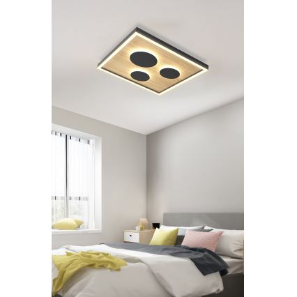 Wofi 9012-306S - LED regulowane oświetlenie sufitowe DIJON LED/26W/230V