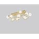 Wofi 9014-1201 - LED Żyrandol natynkowy NANCY 12xG9/3,5W/230V złoty/biały