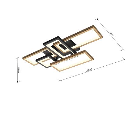 Wofi 9022-506 - LED ściemnialna oprawa sufitowa MATERA LED/60W/230V