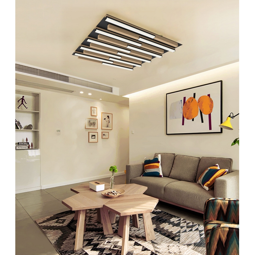 Wofi 9031-1006 - LED Plafon ściemnialny PALERMO LED/40W/230V kauczukowiec