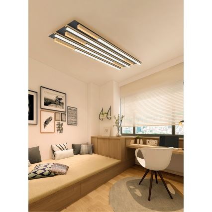 Wofi 9031-506L - LED Plafon ściemnialny PALERMO LED/57W/230V kauczukowiec