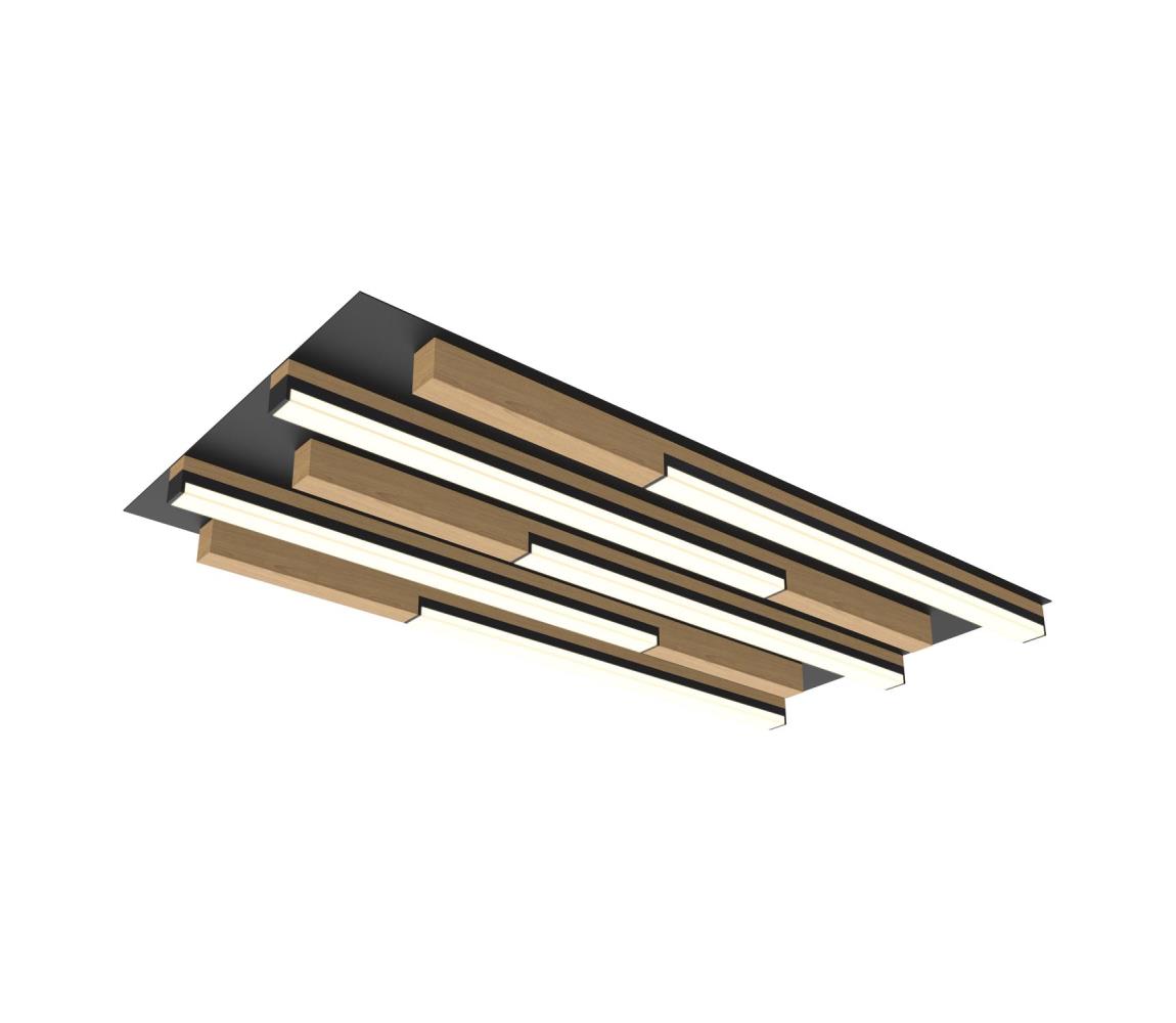 Wofi 9031-506S - LED Plafon ściemnialny PALERMO LED/34W/230V drewno