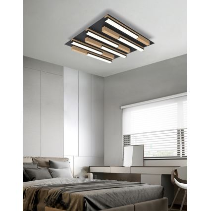 Wofi 9031-606 - LED Plafon ściemnialny PALERMO LED/26W/230V kauczukowiec