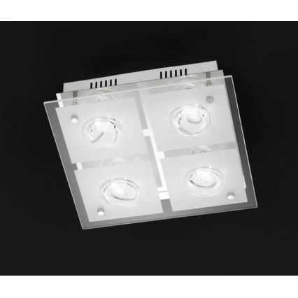 Wofi 9105.04.01.6300 - LED Plafon TYRA 4xLED/4W/230V