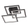 Wofi 9243.03.10.9300 - LED Regulowany plafon MODESTO LED/33W/230V