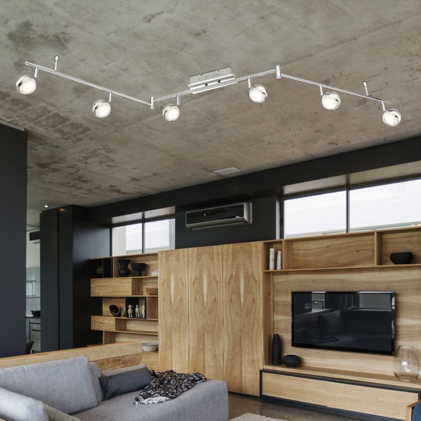 Wofi - LED Lampa sufitowa punktowa FULTON 6xLED/6W/230V