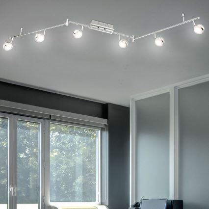 Wofi - LED Lampa sufitowa punktowa FULTON 6xLED/6W/230V