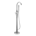 Wolnostojący zestaw wannowy z baterią, 116 cm, chrom błyszczący
