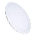 Wpuszczana oprawa sufitowa LED 18W/230V 3000/4000/6000K śr. 22,5 cm biała