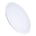 Wpuszczana oprawa sufitowa LED 24W/230V 3000/4000/6000K Ø 30 cm biała