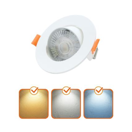 Wpuszczana oprawa sufitowa LED BRINO LED/3/5/7W/230V 3000/4000/6500K biała