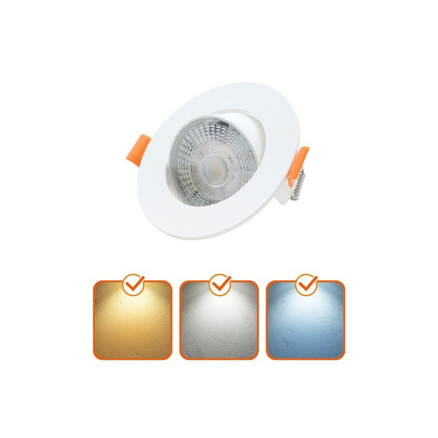 Wpuszczana oprawa sufitowa LED BRINO LED/3/5/7W/230V 3000/4000/6500K biała