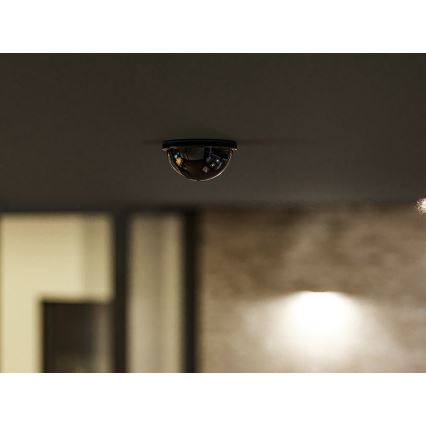 Czujnik ruchu i zmierzchu do montażu wpuszczanego 360° 1200W/230V IP54 czarny