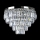 Wranovsky JWZ024060301 - Żyrandol kryształowy natynkowy PORTO 5xE14/40W/230V + 1xE27/40W