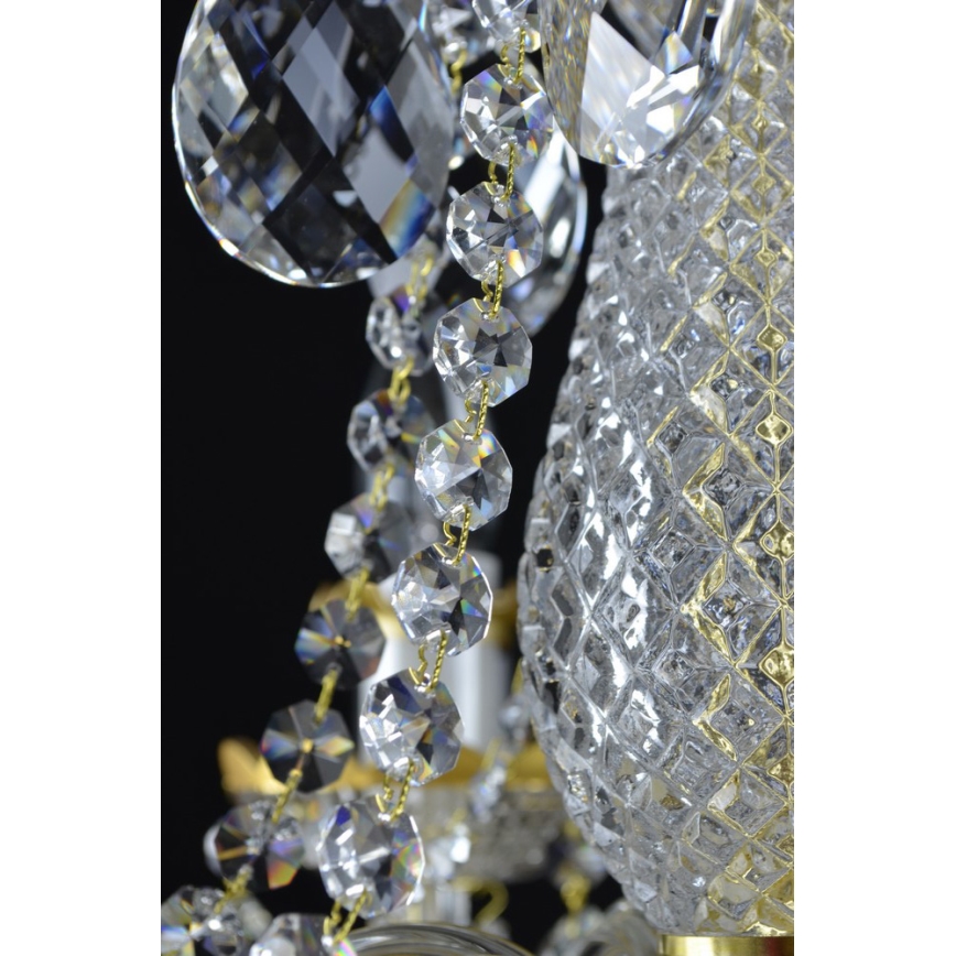 Wranovsky JWZ148062100 - Żyrandol kryształowy na łańcuchu DIAMANT 6xE14/40W/230V