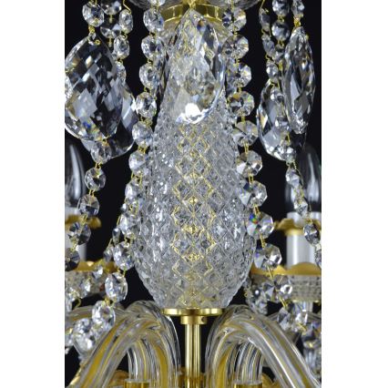 Wranovsky JWZ148062100 - Żyrandol kryształowy na łańcuchu DIAMANT 6xE14/40W/230V