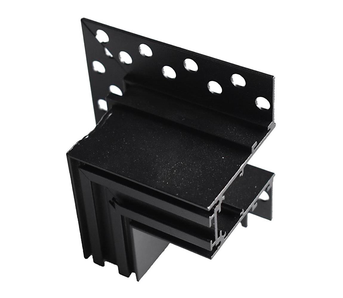 Wspornik narożny MAGNETIC TRACK czarny