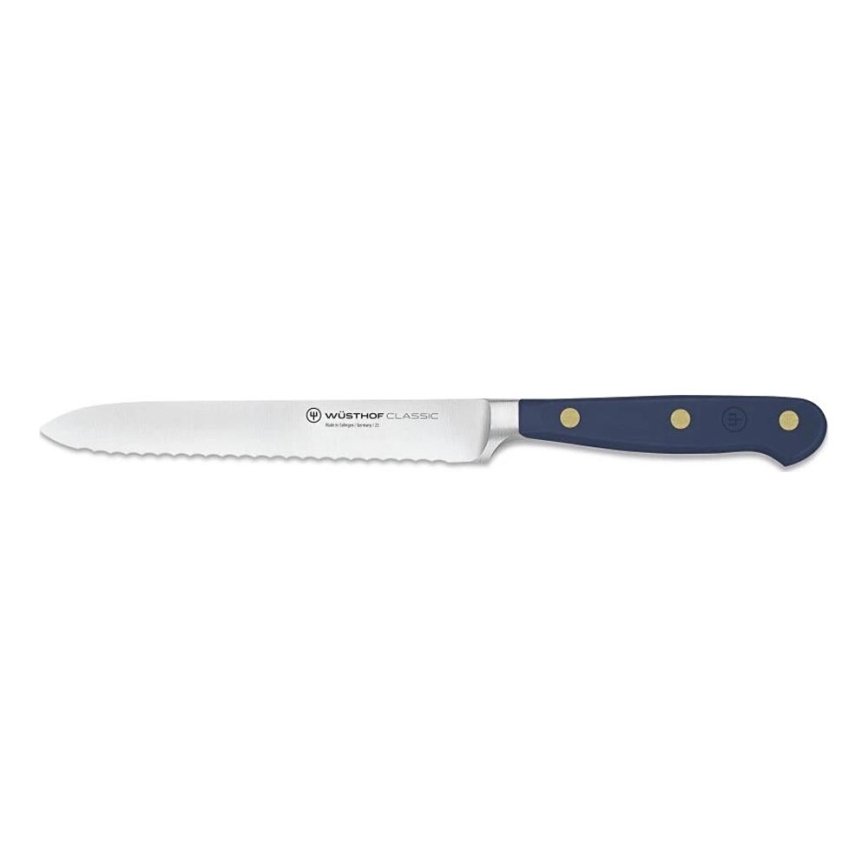 Wüsthof - Nóż kuchenny do krojenia CLASSIC COLOUR 14 cm niebieski