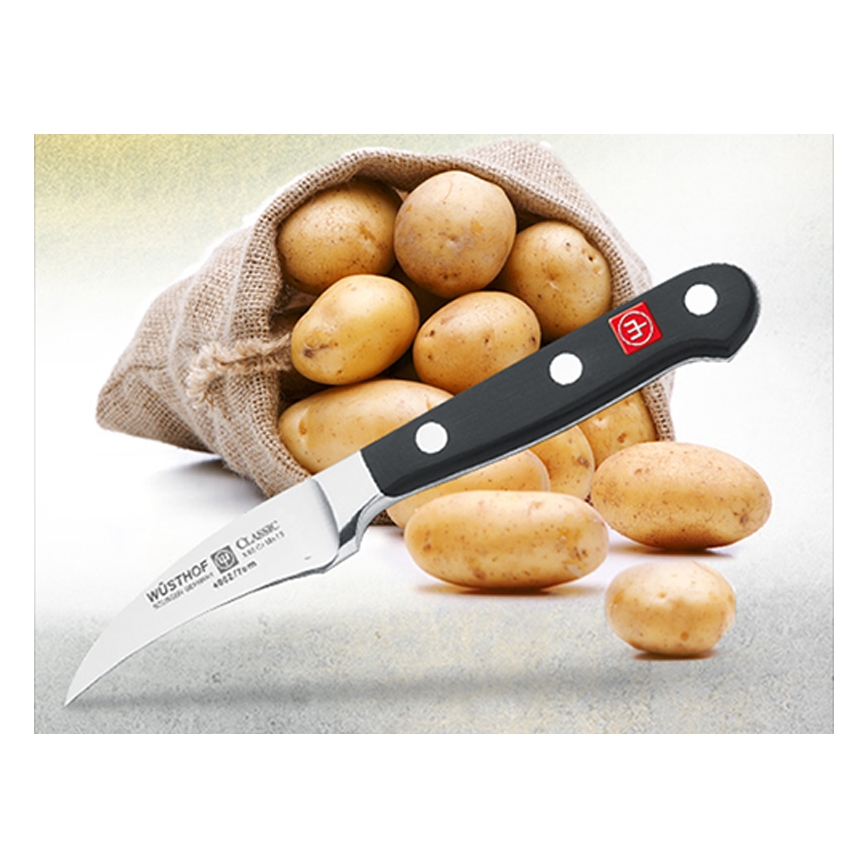 Wüsthof - Nóż kuchenny do obierania CLASSIC 7 cm czarny