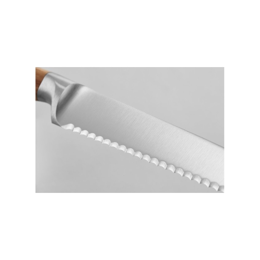 Wüsthof - Nóż kuchenny do pieczywa AMICI 14 cm drewno oliwne