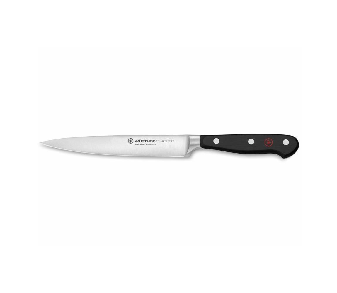 Wüsthof - Nóż kuchenny do szynki CLASSIC 16 cm czarny