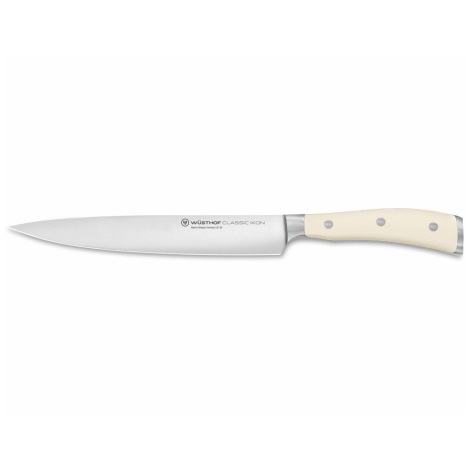 Wüsthof - Nóż kuchenny do szynki CLASSIC IKON 20 cm kremowy