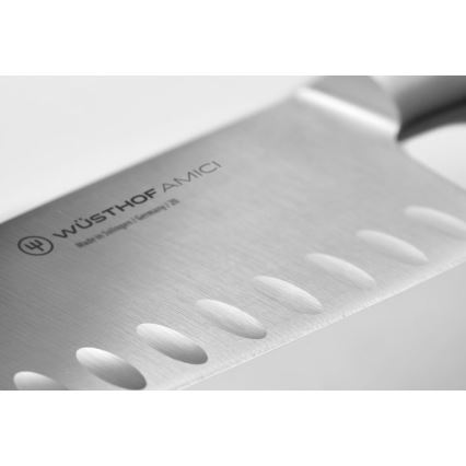 Wüsthof - Nóż kuchenny santoku AMICI 17 cm drewno oliwne