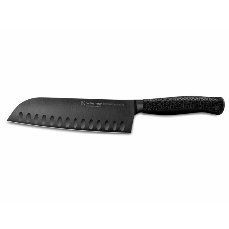 Wüsthof - Nóż kuchenny santoku PERFORMER 17 cm czarny