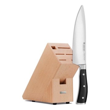 Wüsthof - Nóż kuchenny szefa kuchni CLASSIC IKON 20 cm w stojaku bukowym