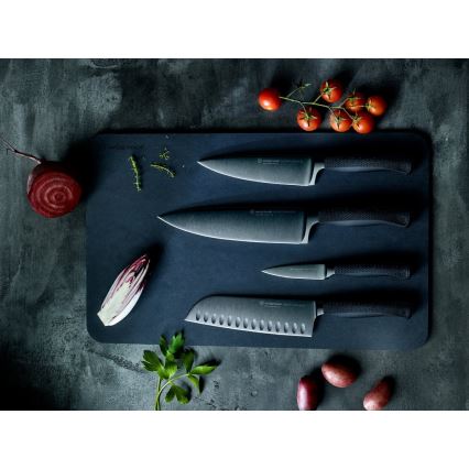 Wüsthof - Nóż kuchenny santoku PERFORMER 17 cm czarny