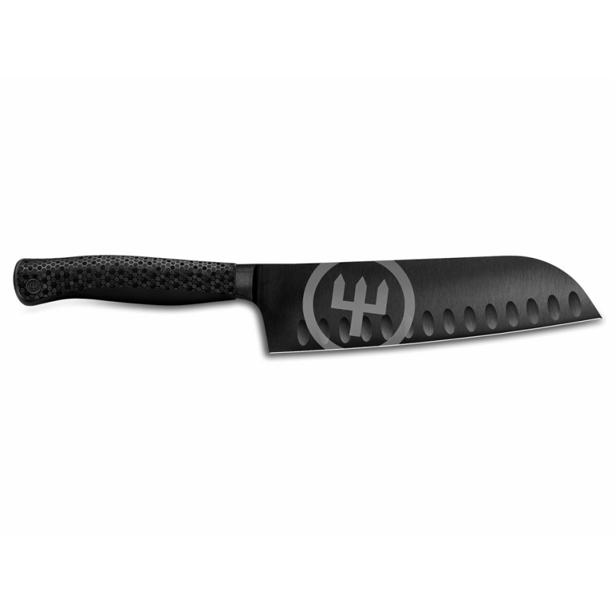 Wüsthof - Nóż kuchenny santoku PERFORMER 17 cm czarny