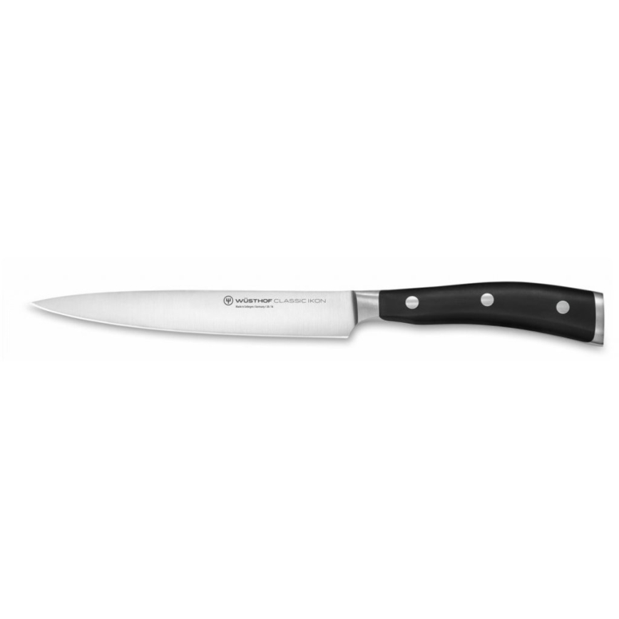 Wüsthof - Zestaw noży kuchennych w stojaku CLASSIC IKON 7 szt. popiół/czarny