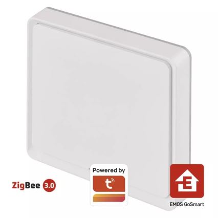 Wyłącznik 1-przycisk GoSmart 1xCR2430 Tuya biały