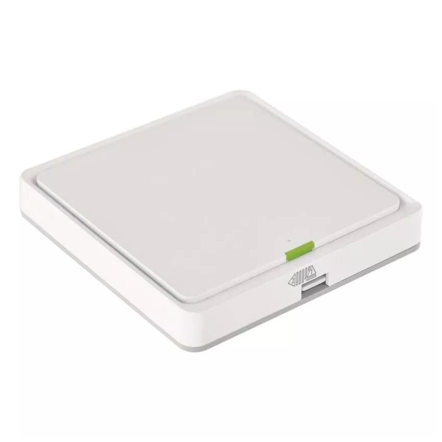 Wyłącznik 1-przycisk GoSmart 1xCR2430 Tuya biały